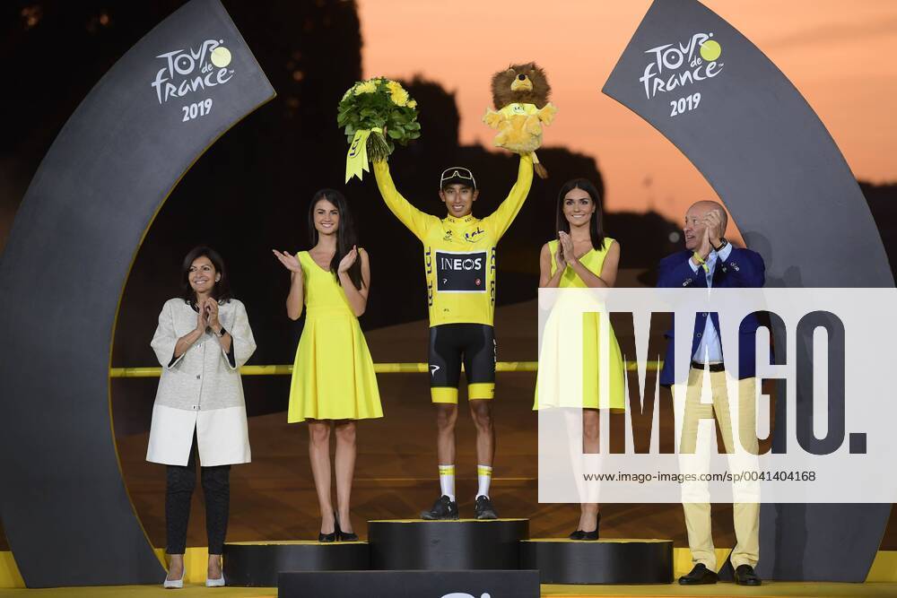 KW30 PARIS, FRANCE - JULY 28 : BERNAL Egan (COL) of Team INEOS during stage 21 of the 106th edition of the 2019 Tour de France cycling race, a stage of 128 kms between Rambouillet and Paris Champs-Elysees on July 28, 2019 in Paris, France, 28 07 2019 CYCLISME : Tour de France 2019 - Etape 21 - Rambouillet a Paris Champs-Elysees - 28 07 2019 PhotoNews Panoramic