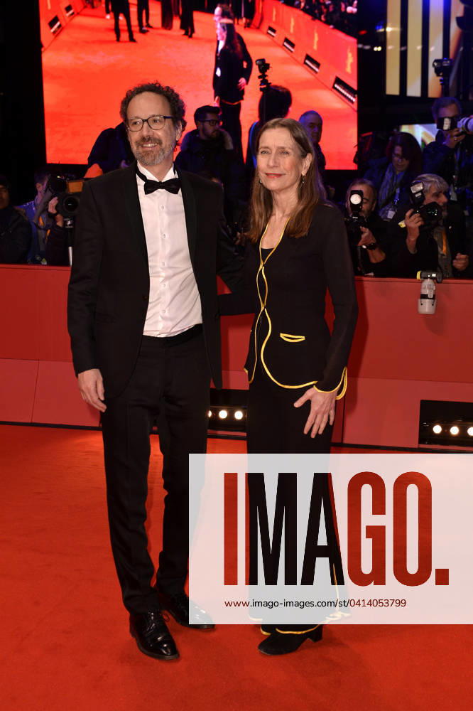 Carlo Chatrian and Mariette Rissenbeek at the Berlinale Opening Gala and premiere Small things like these at the 74th Berlin International Film Festival 15 02 2024