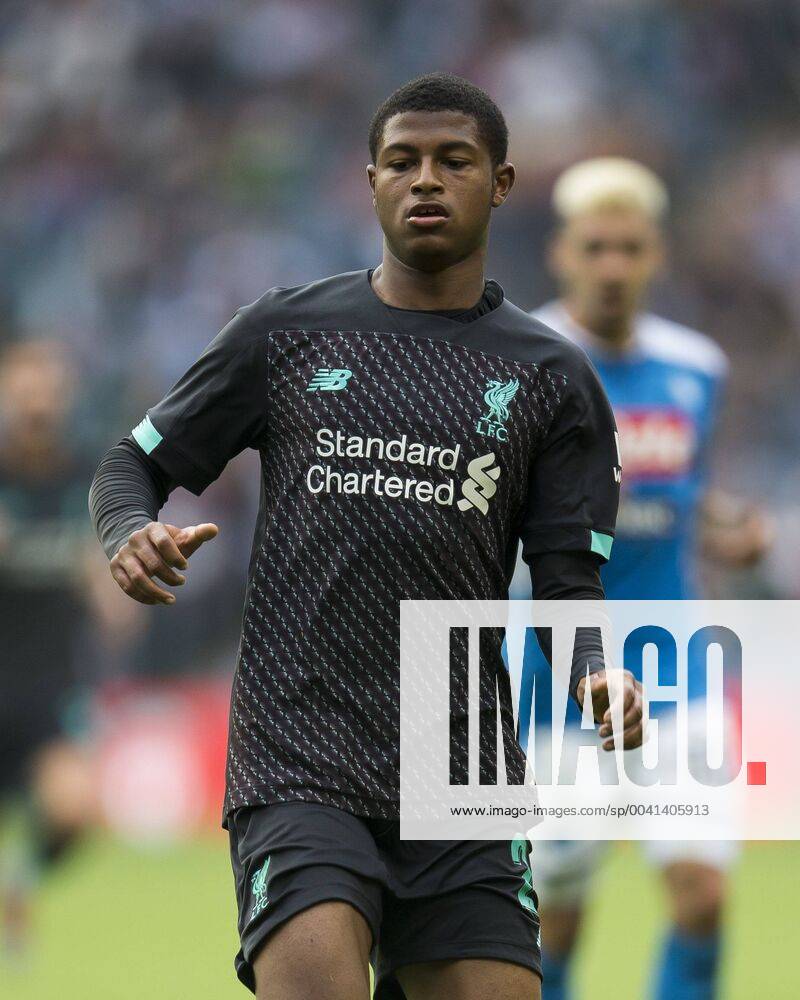 Football - 2019 2020 pre-season friendly - Liverpool vs. Napoli Rhian Brewster of Liverpool in action, at Murrayfield, Edinburgh. COLORSPORT BRUCE WHITE