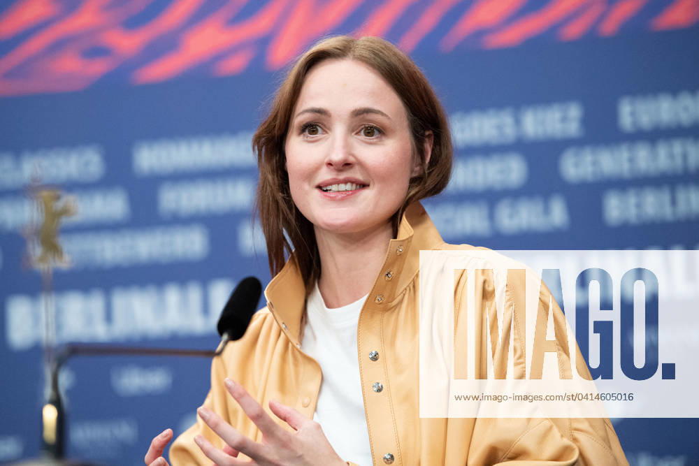 Berlinale Another End Press Conference Renate Reinsve attending the Another End Press Conference during the 74th Berlinale International Film Festival Berlin at Grand Hyatt Hotel in Berlin, Germany, on February 16, 2024. Photo by Aurore Marechal ABACAPRESS.COM Berlin Germany