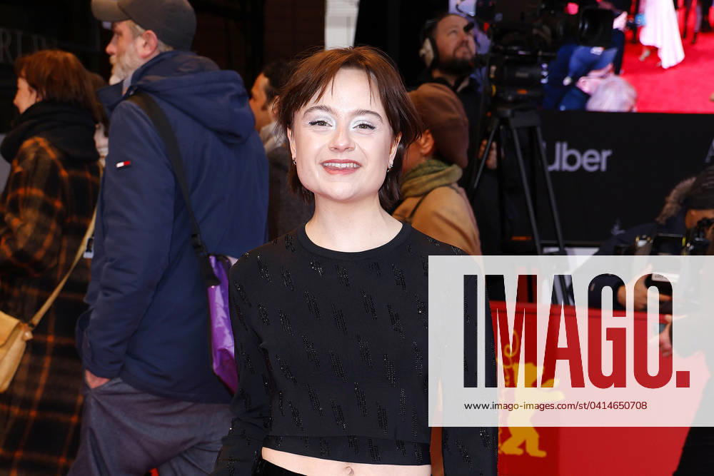 Lena Urzendowsky at the In Liebe, Eure Hilde film premiere as part of the 74th Berlinale International Film Festival on 17 February 2024 in Berlin Berlinale 2024 In Liebe, Eure Hilde film premiere with Liv Lisa Fries and Andreas Dresen