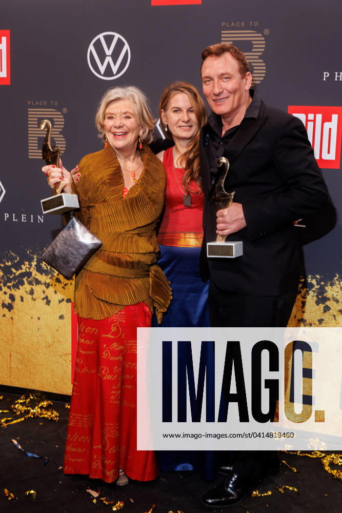 BILD Place to B X Constantin Film Party Jutta Speidel, Tanit Koch and Oliver Masucci at the BILD Place to B X Constantin Film Party on the occasion of the 74th Berlin International Film Festival Berlinale at Borchardt Restaurant on 17 02 2024 in Berlin