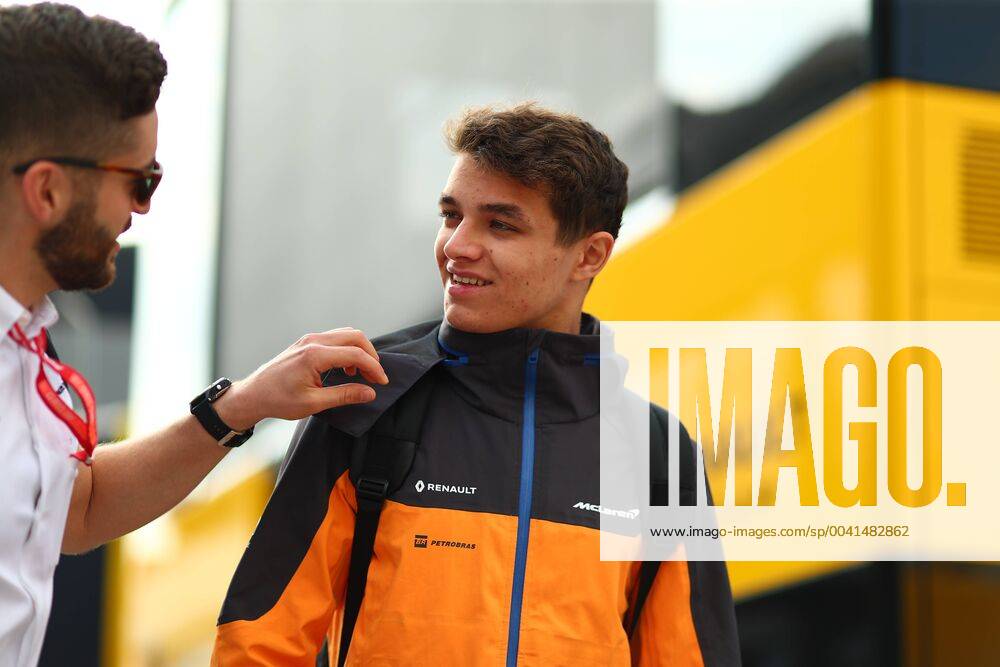 04 Lando Norris; McLaren Renault. Hungarian GP, Budapest 2-4 August 2019