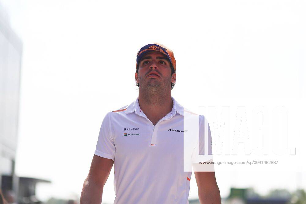 55 Carlos Sainz Jr McLaren Renault. Hungarian GP, Budapest 2-4 August 2019
