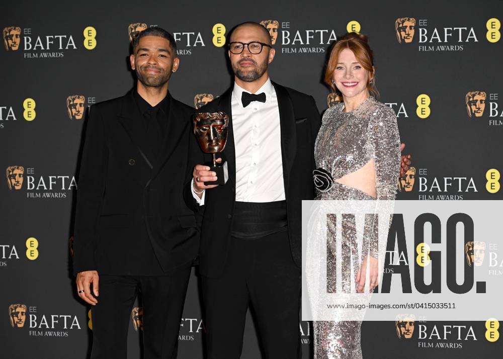 Winners room during the BAFTA Film Awards 2024, at the Royal Festival Hall in London Featuring: Kingsley Ben-Adir, Cord Jefferson, Bryce Dallas Howard Where: London, United Kingdom When: 18 Feb 2024 Credit: Cover Images . NOT FOR USE BY NEWSPAPERS BASED IN THE UK.