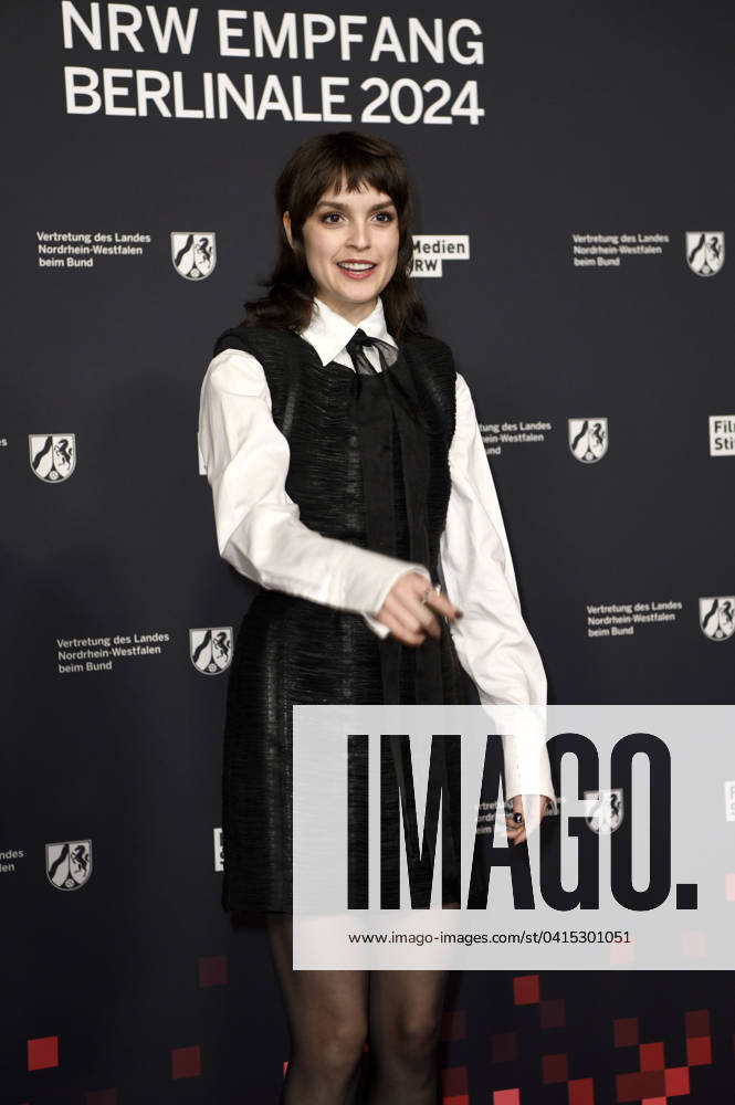 Luise Befort at the 21 NRW Reception of the State of NRW and the Film und Medienstiftung NRW as part of the Berlinale 2024 at the Representation of the State of North Rhine-Westphalia Berlin, 18 02 2024 Foto:xC.xNiehausx xFuturexImagex nrw_4375