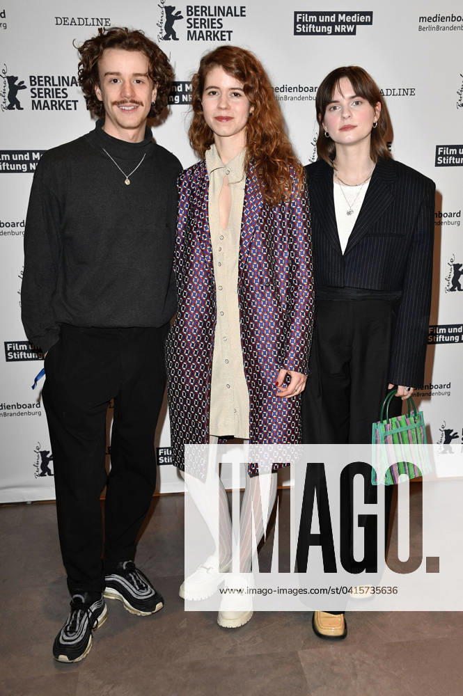 Jonas Holdenrieder, Luise Aschenbrenner and Vanessa Loibl at the premiere of the RTL series Disko 76 at the Berlinale 2024 74 Berlin International Film Festival at Cinemaxx Potsdamer Platz Berlin, 20 02 2024 Foto:xN.xKubelkax xFuturexImagex disko_4222