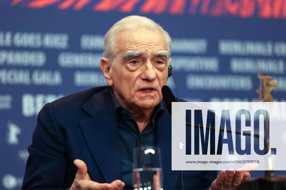 From 15 to 25 February 2024 the Berlinale 74 film festival takes place in Berlin, Germany. Martin Scorsese at the press conference on the occasion of his being awarded with the Honorary Golden Bear for his life s work. Berlin Germany - ZUMAt227 20240220_zip_t227_002
