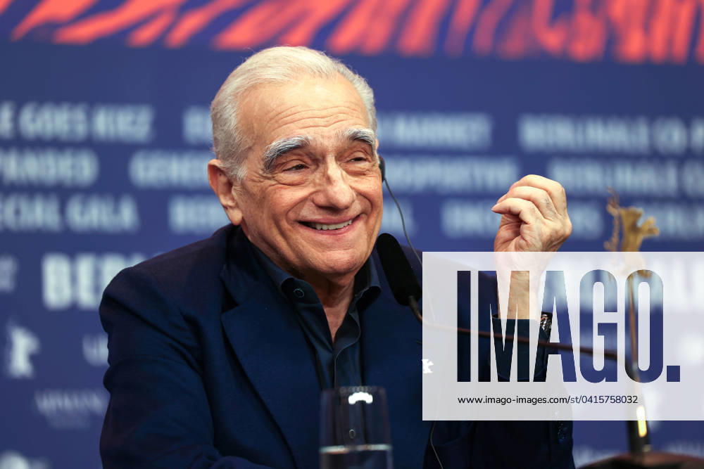 From 15 to 25 February 2024 the Berlinale 74 film festival takes place in Berlin, Germany. Martin Scorsese at the press conference on the occasion of his being awarded with the Honorary Golden Bear for his life s work. Berlin Germany - ZUMAt227 20240220_zip_t227_003