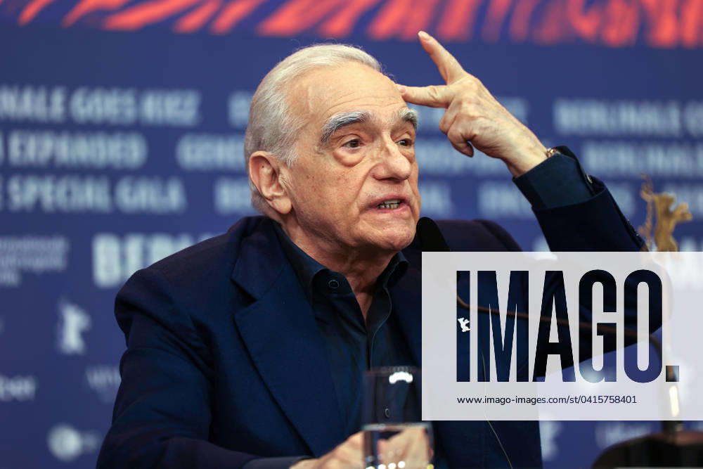 From 15 to 25 February 2024 the Berlinale 74 film festival takes place in Berlin, Germany. Martin Scorsese at the press conference on the occasion of his being awarded with the Honorary Golden Bear for his life s work. Berlin Germany - ZUMAt227 20240220_zip_t227_004