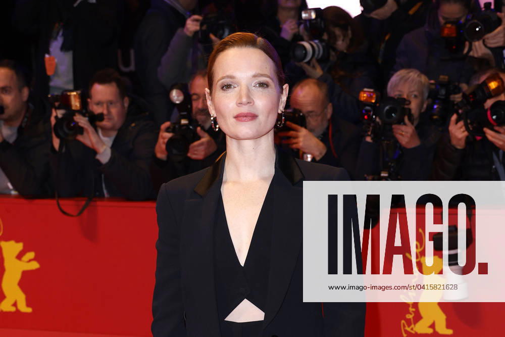 Karoline Herfurth and Christopher Doll arriving at the Honorary Golden Bear Gala at the 74th Berlinale International Film Festival on 20 February 2024 in Berlin Berlinale 2024 Golden Honorary Bear Gala for Martin Scorsese
