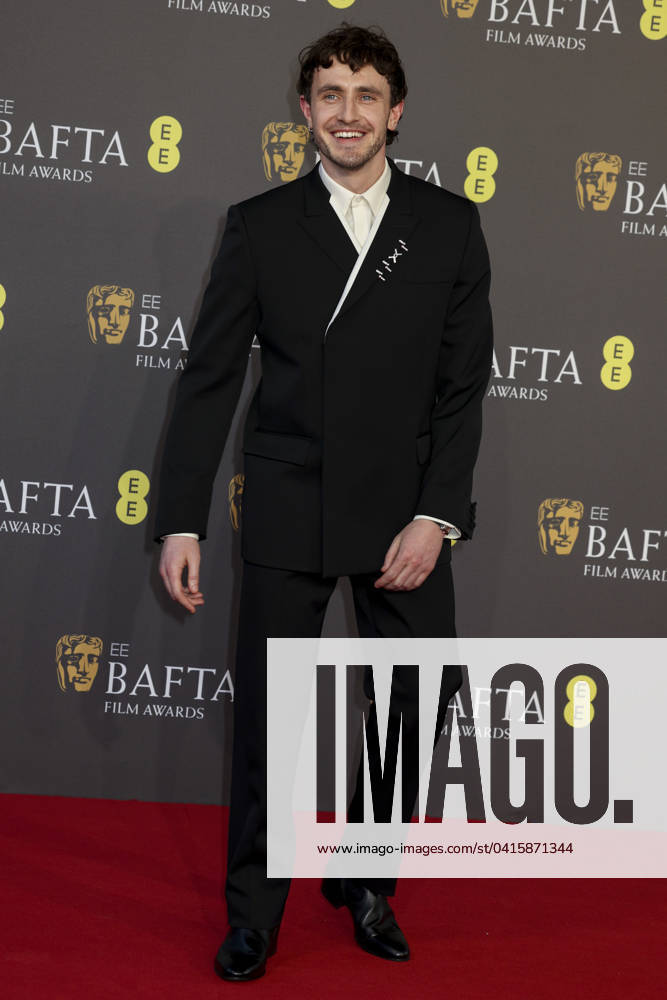 Paul Mescal attends the British Academy Film Awards 2024 at the Royal Festival Hall in Waterloo, London. London United Kingdom - ZUMAs197 20240218_aaa_s197_854