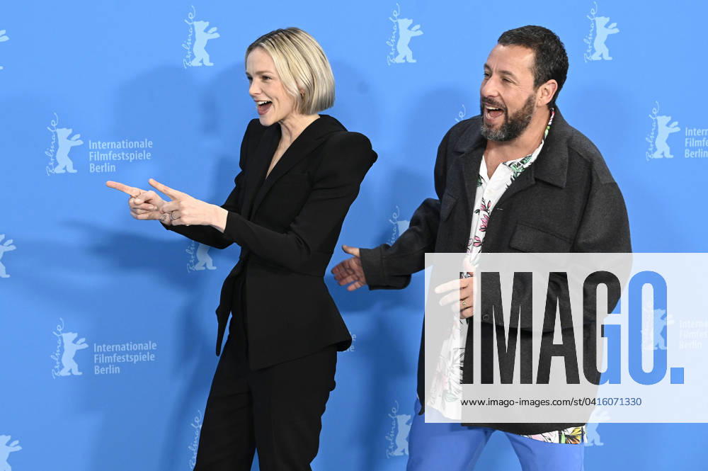 Carey Mulligan and Adam Sandler at the photocall for the movie Spaceman at the Berlinale 2024 74 Berlin International Film Festival at the Hotel Grand Hyatt Berlin, 21 02 2024 Foto:xF.xFuturexImagex spaceman_4344
