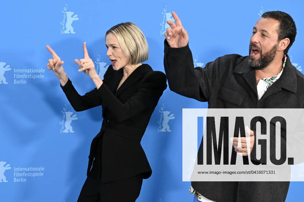 Carey Mulligan and Adam Sandler at the photocall for the movie Spaceman at the Berlinale 2024 74 Berlin International Film Festival at the Hotel Grand Hyatt Berlin, 21 02 2024 Foto:xF.xFuturexImagex spaceman_4345