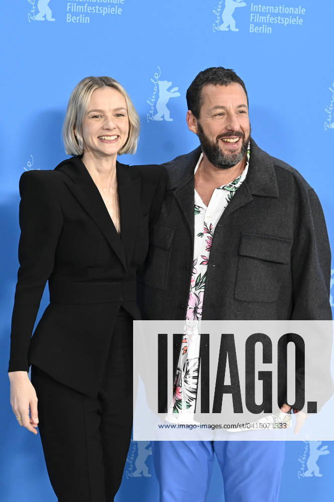 Carey Mulligan and Adam Sandler at the photocall for the movie Spaceman at the Berlinale 2024 74 Berlin International Film Festival at the Hotel Grand Hyatt Berlin, 21 02 2024 Foto:xF.xFuturexImagex spaceman_4347