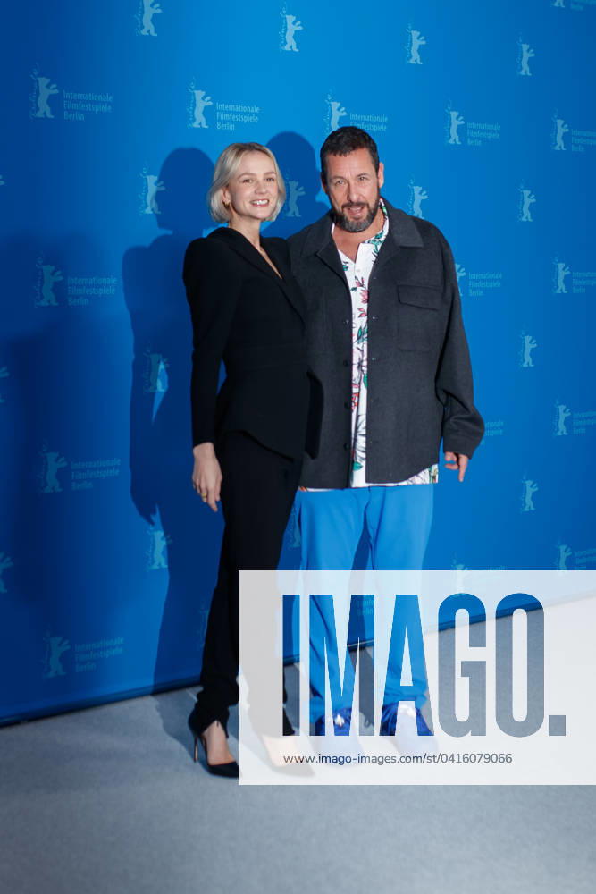Berlinale Spaceman Photocall Carey Mulligan and Adam Sandler at the Spaceman Photocall at the Hyatt Hotel on the occasion of the 74th Berlin International Film Festival on 21 02 2024