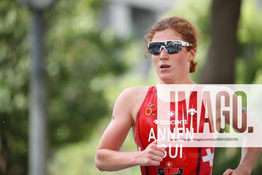 Jolanda Annen (SUI), AUGUST 15, 2019 - Triathlon : 2019 ITU World Olympic Qualification Event in Odaiba, Tokyo, Japan. Noxthirdxpartyxsales (109830882)
