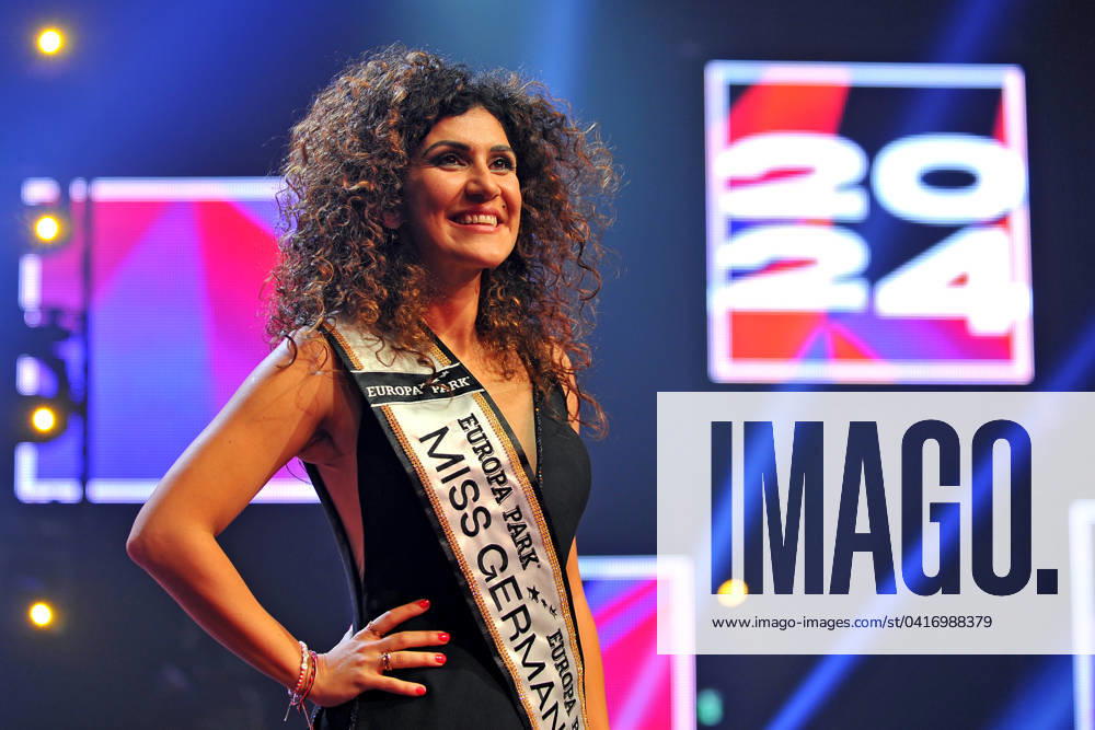 Miss Germany 2024 Apameh Schönauer on the occasion of her election as Miss Germany 2024 on 24 02 2024 at Europapark Rust 20240224MWI124498