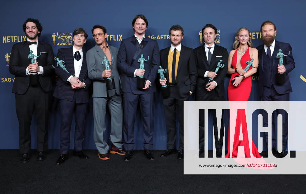 30th Annual Screen Actors Guild Awards at The Shrine Auditorium and Expo Hall Featuring: Cillian Murphy, Robert Downey Jr., Josh Hartnett, Alden Ehrenreich, Casey Affleck, Emily Blunt, Kenneth Branagh, Benny Safdie Where: Los Angeles, California, United States When: 25 Feb 2024 Credit: Faye s Vision Cover Images . NOT FOR USE BY NEWSPAPERS BASED IN THE UK.