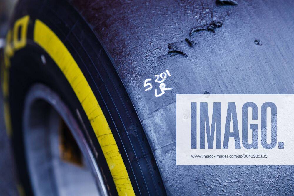Tyre marking of Pirelli, Grand Prix of Belgium 2019, Motorsport, Formula 1, 30 08 2019, Grand Prix of Belgium 2019, Motorsport, Formula 1, 30 08 2019 Spa Francorchamps