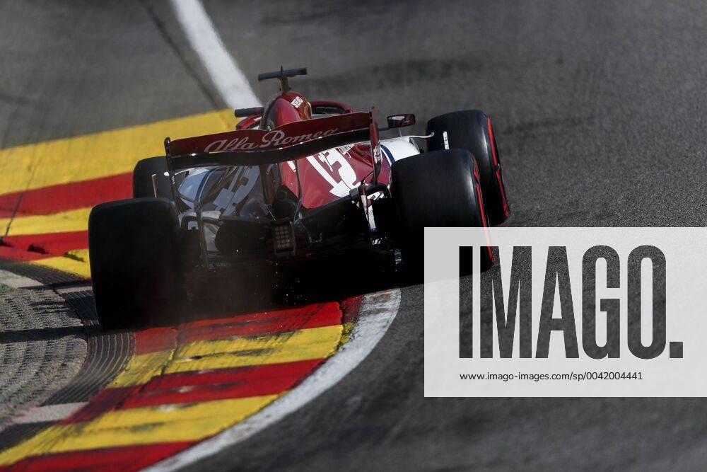 KIMI RAIKKONEN of Alfa Romeo Racing during qualifying of the Formula 1 Belgian Grand Prix at Circuit de Spa-Francorchamps in Francorchamps, Belgium. 2019 Formula 1 Belgian Grand Prix - Qualifying - ZUMAg147 20190831_zap_g147_003