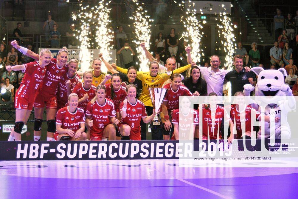 The SG BBM Bietigheim wins the Super Cup of women in the season 2019 2020 DHB, Handbal, Frauen, HBF , Super Cup , Ludwigsburg, 31 08 2019, photo TBaur Eibner SG BBM Bietigheim vs. Thueringer HC Ludwigsburg