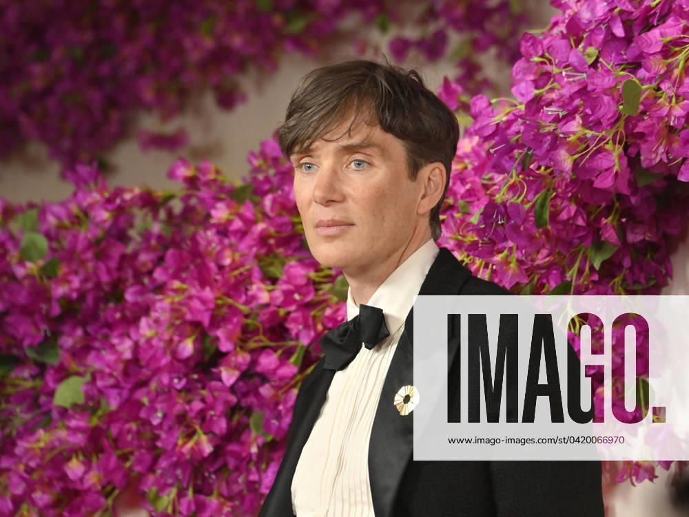 Cillian Murphy arrives on the red carpet at the 96th annual Academy Awards in Los Angeles, California on Sunday, March 10, 2024. Since 1929, the Oscars have recognized excellence in cinematic achievements. LAP20240310209 JIMxRUYMEN