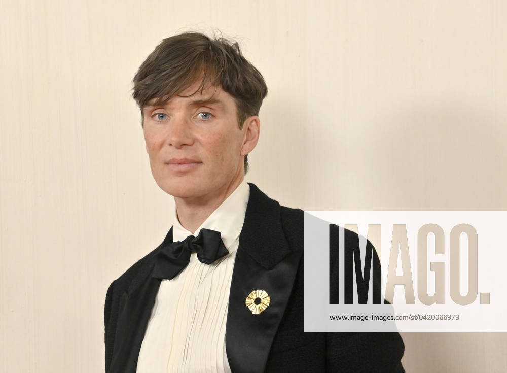 Cillian Murphy arrives on the red carpet at the 96th annual Academy Awards in Los Angeles, California on Sunday, March 10, 2024. Since 1929, the Oscars have recognized excellence in cinematic achievements. LAP20240310211 JIMxRUYMEN