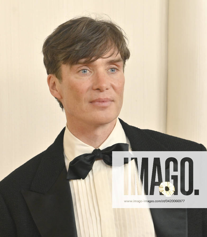 Cillian Murphy arrives on the red carpet at the 96th annual Academy Awards in Los Angeles, California on Sunday, March 10, 2024. Since 1929, the Oscars have recognized excellence in cinematic achievements. LAP20240310215 JIMxRUYMEN