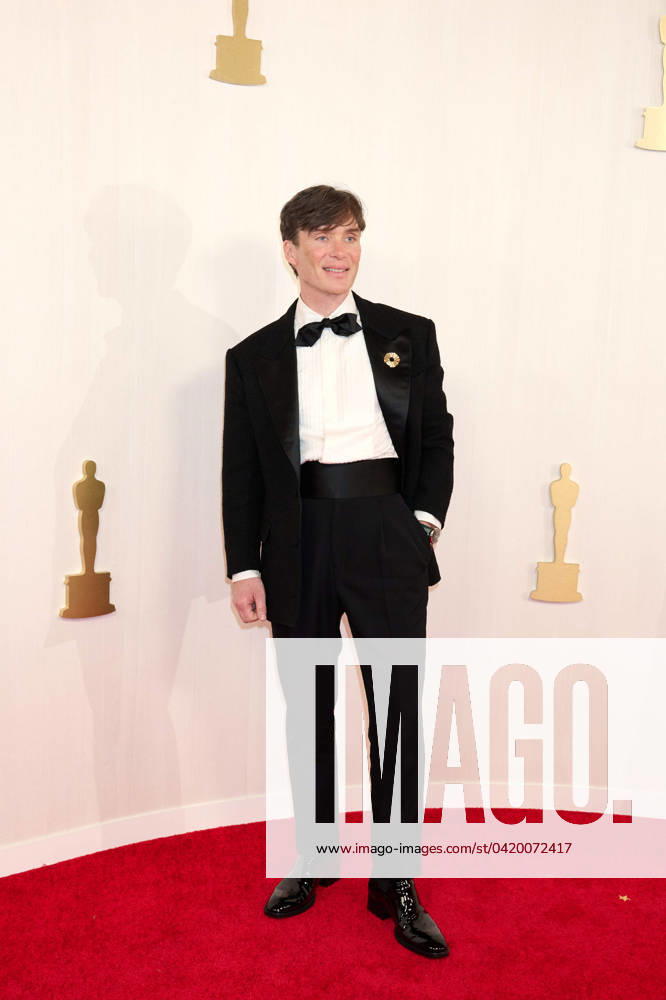 Oscar® nominee Cillian Murphy arrives on the red carpet of the 96th Oscars® at the Dolby® Theatre at Ovation Hollywood on Sunday