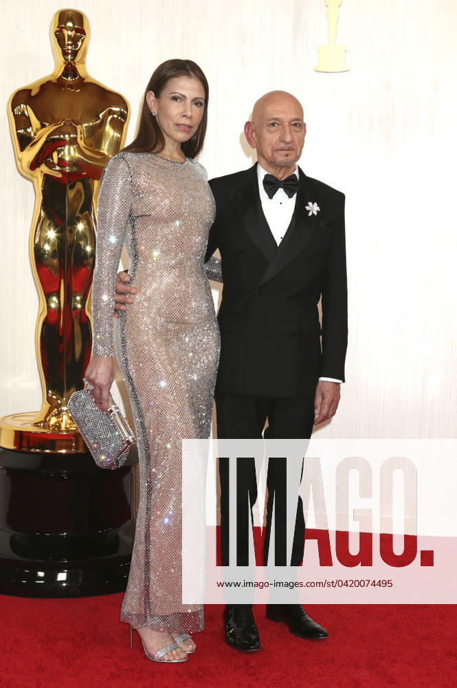 Daniela Lavender with husband Ben Kingsley at the 2024 96th Annual Academy Awards at the Dolby Theatre Los Angeles, 10 03 2024 Foto:xJ.xFuturexImagex oscars_0625