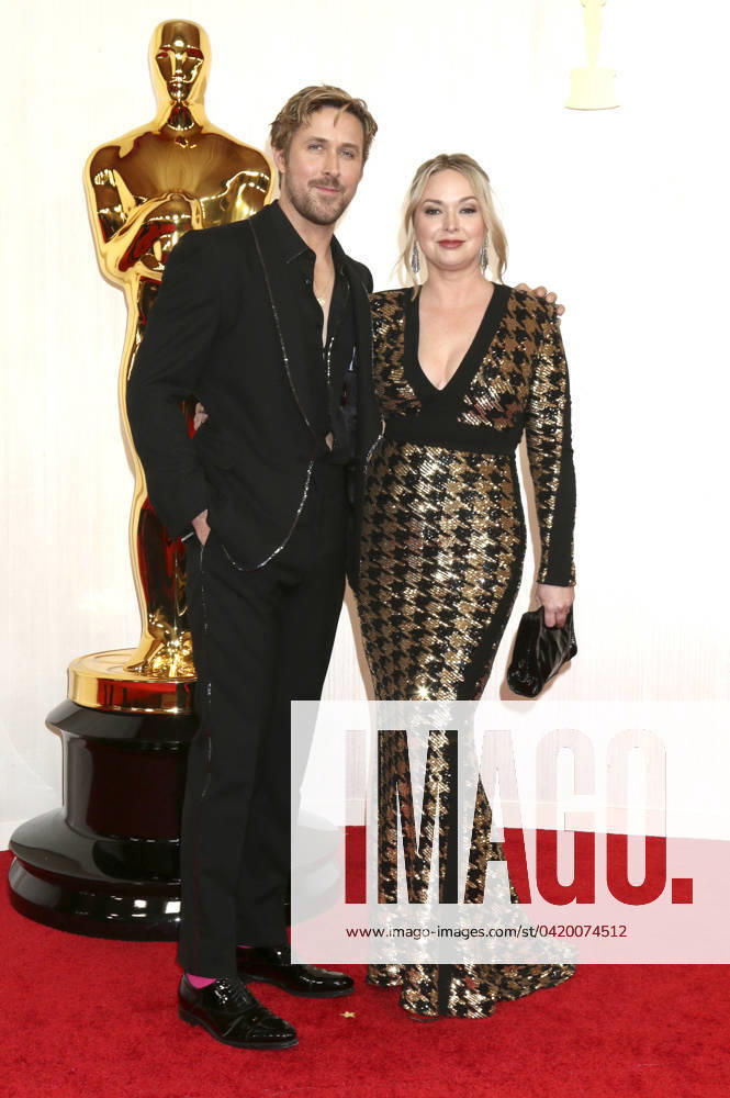 Ryan Gosling with sister Mandi Gosling at the 2024 96th Annual Academy Awards at the Dolby Theatre Los Angeles, 10 03 2024 Foto:xJ.xFuturexImagex oscars_0817