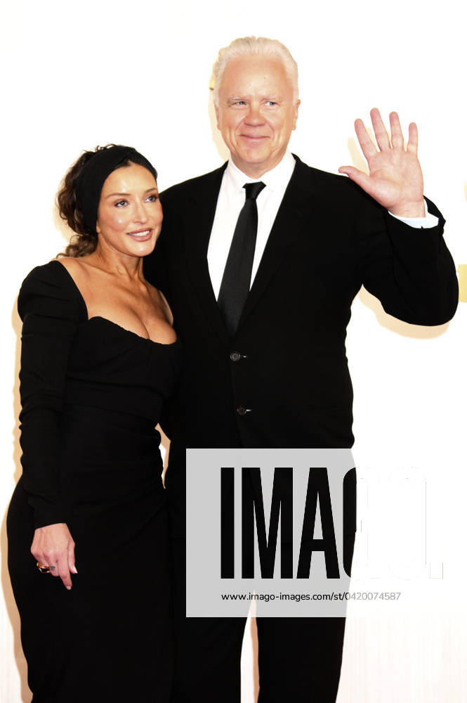 Tim Robbins with partner Gratiela Brancusi at the 2024 96th Annual Academy Awards at the Dolby Theatre Los Angeles, 10 03 2024 Foto:xJ.xFuturexImagex oscars_9820