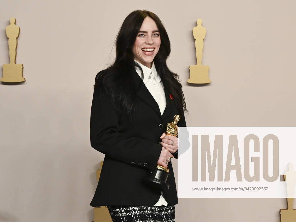 Billie Eilish in the Press Room during the 96th Academy Awards, presented by the Academy of Motion Picture Arts and Sciences (AMPAS), at the Dolby Theatre in Hollywood. Hollywood U.S. - ZUMAb173 20240310_aap_b173_143