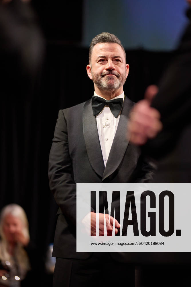 96th Oscars, Academy Awards Jimmy Kimmel present the OscarÂ® for Costume Design during the live ABC telecast of the 96th OscarsÂ® at the DolbyÂ® Theatre at Ovation Hollywood on Sunday, March 10, 2024., Credit:AL Avalon United States of America, CA, Hollywood, Dolby Theatre