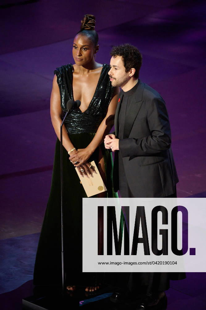 96th Oscars, Academy Awards Issa Rae and Ramy Youssef present the Oscar® for Live Action Short Film during the live ABC telecast of the 96th Oscars® at the Dolby® Theatre at Ovation Hollywood on Sunday, March 10, 2024., Credit:Avalon.red Avalon United States of America, CA, Hollywood