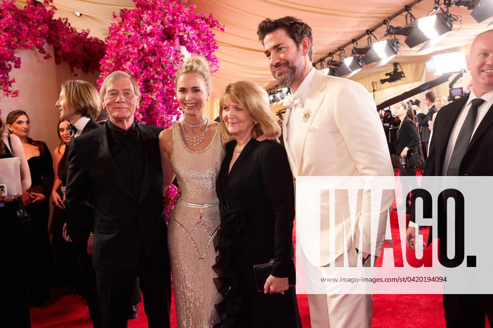 96th Oscars, Academy Awards Oscar® nominees Emily Blunt and John Krasinski arrive on the red carpet of the 96th Oscars® at the Dolby® Theatre at Ovation Hollywood on Sunday, March 10, 2024., Credit:Avalon.red Avalon United States of America, CA, Hollywood