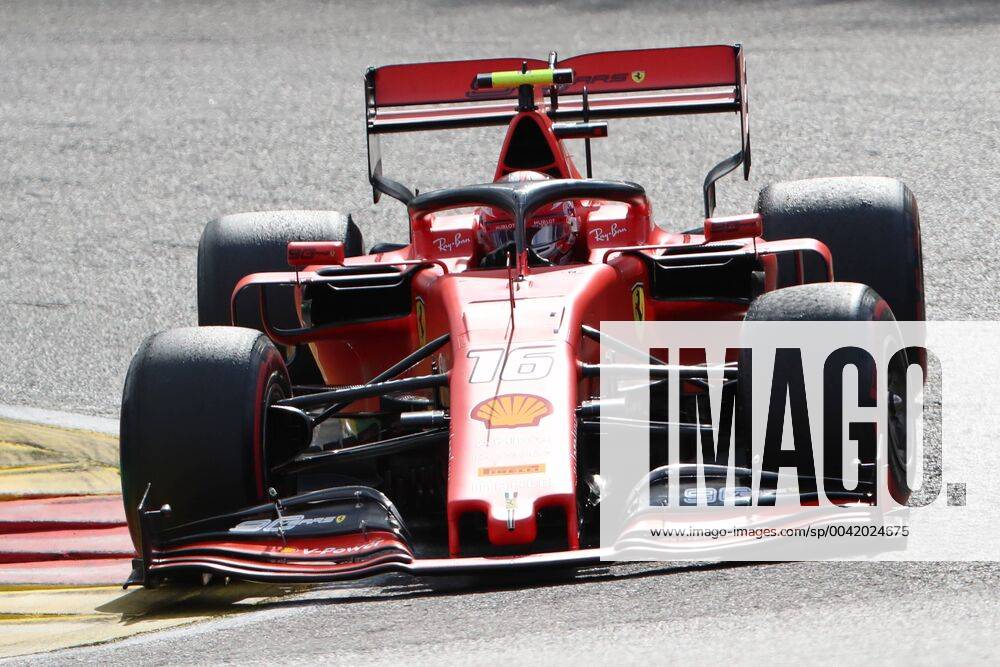Ferrari s Monegasque driver Charles Leclerc in action at the Spa-Francorchamps Formula One Grand Prix of Belgium race, in Spa-Francorchamps, Sunday 01 September 2019. BENOITxDOPPAGNE x05653541x