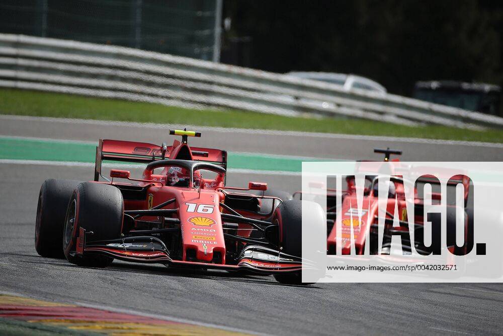 Photo4 LaPresse 01 09 2019 Spa Francorchamps, Belgio Grand Prix Formula One Belgio 2019 In the pic: Charles Leclerc (MON) Scuderia Ferrari SF90, Sebastian Vettel (GER) Scuderia Ferrari SF90