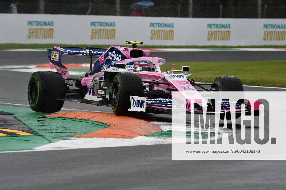 Lance Stroll 18, SportPesa Racing Point F1 Team with Difficulties, Formula 1, Italian Grand Prix, 1 Free Practice, 06 09 2019 Formula 1, Italian Grand Prix, 1 Free Practice, 06 09 2019 Monza