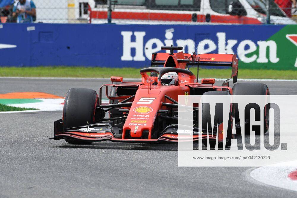 Sebastian Vettel 5, Scuderia Ferrari Mission Winnow , Formula 1, Grand Prix of Italy, 3 Free Practice, 07 09 2019 Formula 1, Grand Prix of Italy, 7 Free Practice, 07 09 2019 Monza