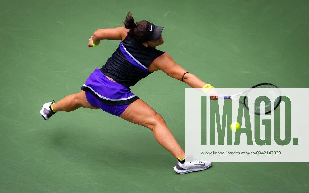 Bianca Andreescu of Canada in action during the final of the 2019 US Open Grand Slam tennis tournament against Serena Williams of the United States US Open 2019, Tennis, New York City, United States, Sep 7 - ZUMAa181 20190907_zaa_a181_016