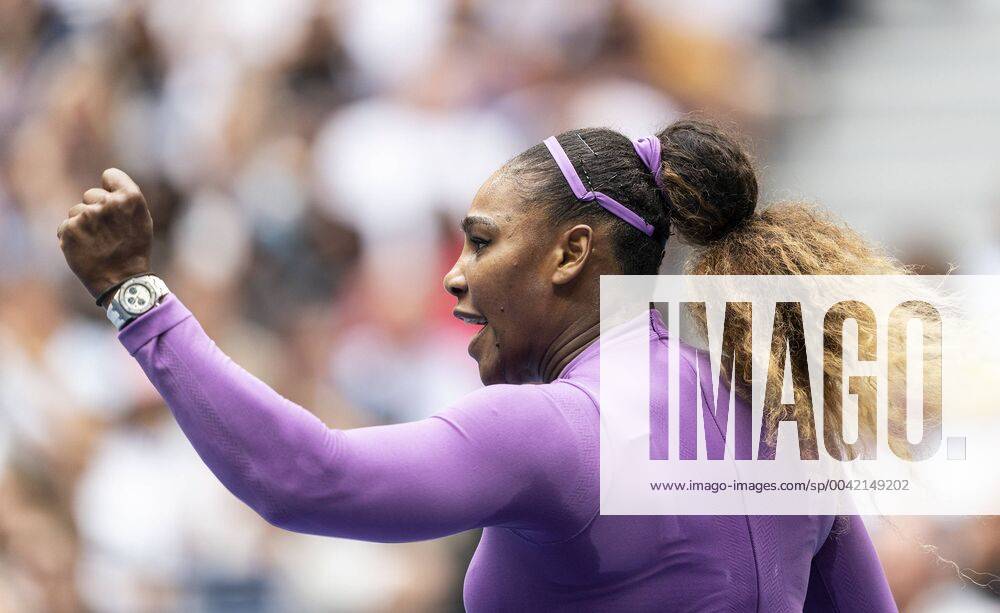 US Open Tennis Championship 2019 Day 13 Serena Williams (USA) in action during womens final match at US Open Championships against Bianca Andreescu (Canada) at Billie Jean King National Tennis Center New York New York United States Billie Jean King National Tennis LevxRadin PacificxPress