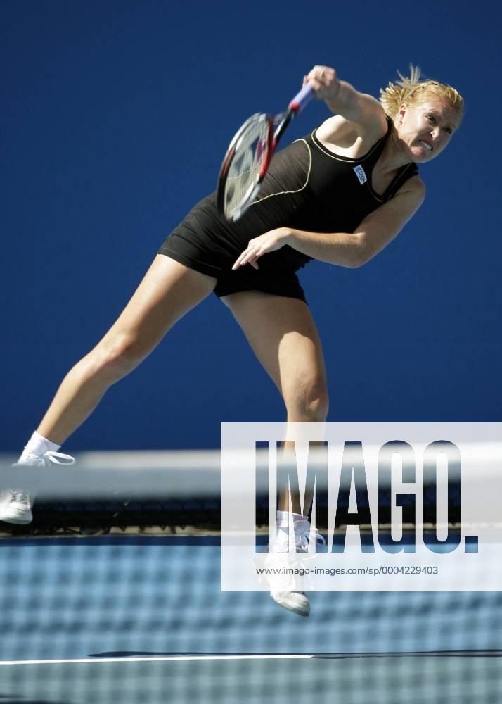 Elena Baltacha (Großbritannien) Tennis Damen Australian Open 2009, Grand Slam, WTA Tour Einzelbild Melbourne Dynamik,