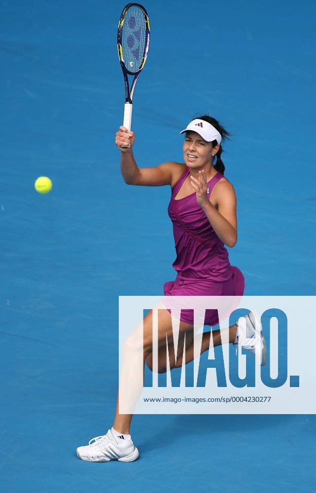 Ana Ivanovic (Serbien) Tennis Damen Australian Open 2009, Grand Slam, WTA Tour Einzelbild Melbourne Dynamik,
