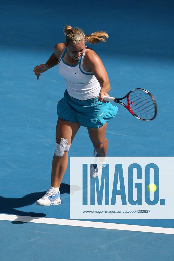 Angelique Kerber (Deutschland) Tennis Damen Australian Open 2009, Grand Slam, WTA Tour Einzelbild Melbourne Dynamik,