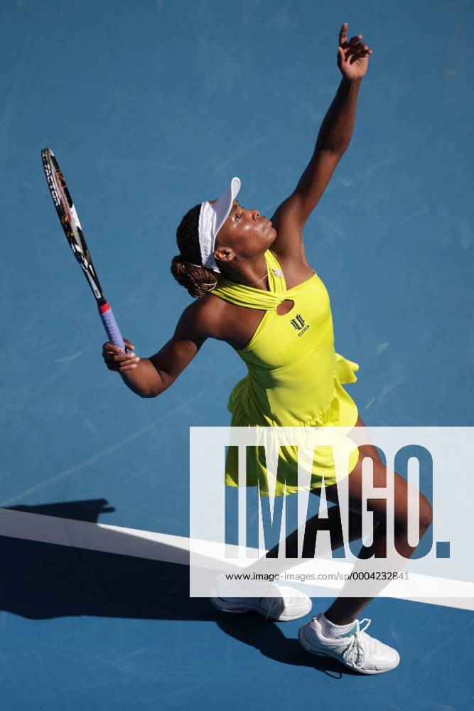Venus Williams (USA) Tennis Damen Australian Open 2009, Grand Slam, WTA Tour Einzelbild Melbourne Dynamik,