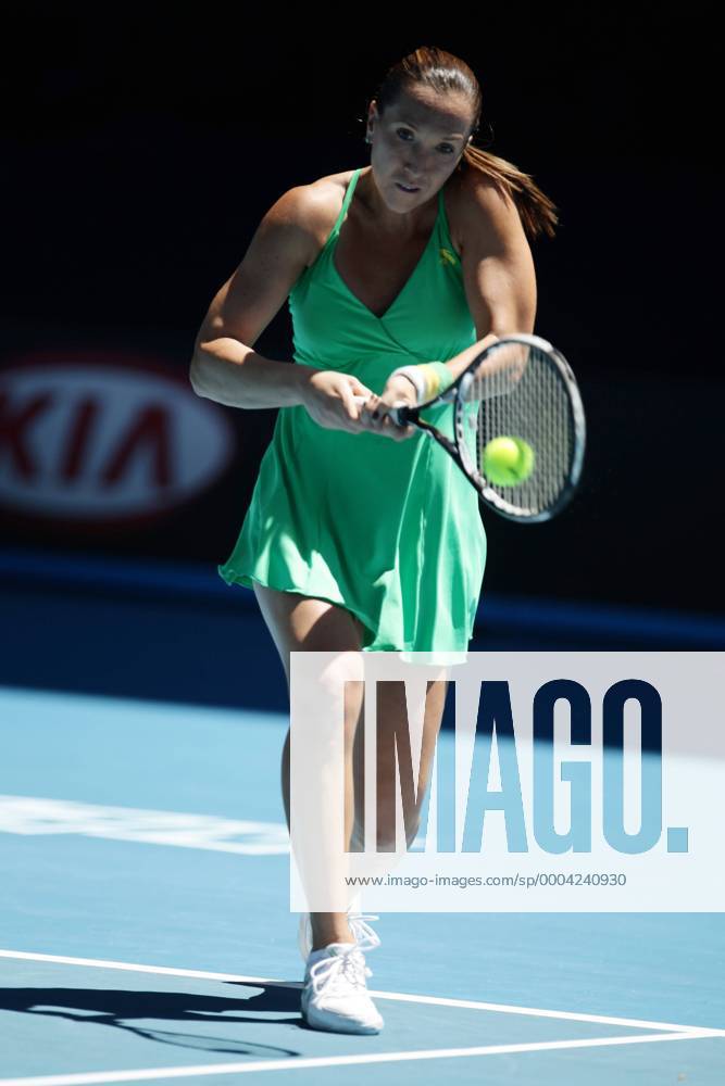 Jelena Jankovic (Serbien) Tennis Damen Australian Open 2009, Grand Slam, WTA Tour Einzelbild Melbourne Dynamik,