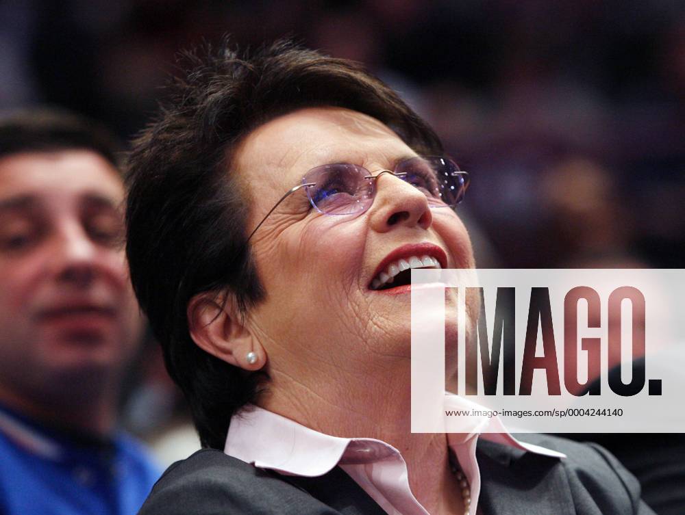 Billie Jean King (USA), - (NYP20090126101) Basketball Herren NBA 2008 2009 Porträt New York, NY, N Y