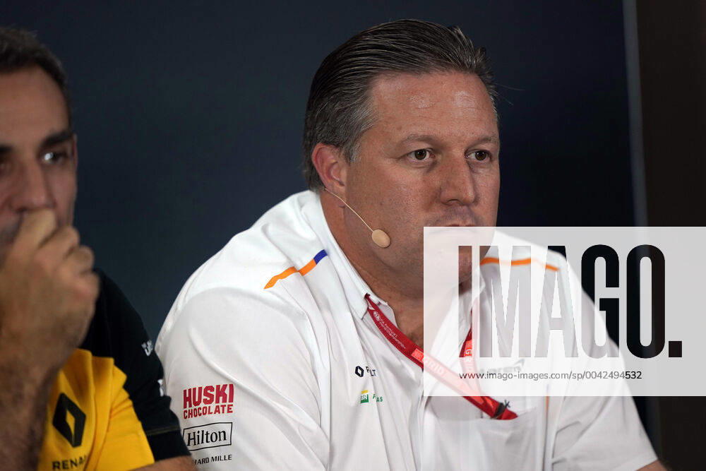 Photo4 LaPresse 20 09 2019 Singapore, Singapore Grand Prix Formula One Singapore 2019 In the pic: Zak Brown (USA) McLaren executive director